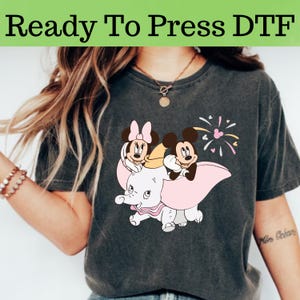 Disney Dumbo Mickey and Minnie DTF, Disney Baby Elephant DTF Transfer, Dumbo Elephant DTF, Disney Dumbo Shirt, Disney Baby Elephant Shirt
