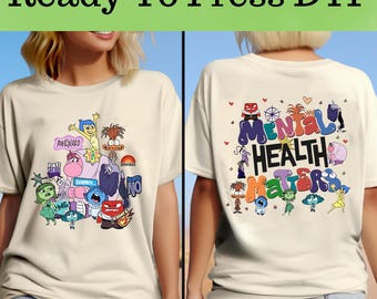 Disney Inside Out Characters Dtf, Inside Out DTF Transfer, Inside Out Characters DTF, Inside Out Friends Dtf, Inside Out Group Shirts