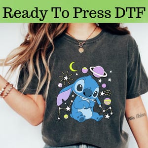 Disney Stitch DTF, transferencia DTF de Disney Stitch y Lilo, Disney Lilo DTF, camiseta de Disney Stitch y Lilo, camiseta de pareja de Stitch y Lilo, camiseta de Stitch