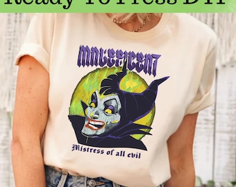 Disney Villains Maleficent DTF, Matching Bad Girls DTF Transfer, Bad Witches Villains DTF, Hades Ursula Maleficent Dtf, Villains Shirt