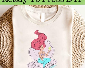 Princess Ariel DTF, The Little Mermaid DTF Transfer, Disney Princess DTF, Disney Princess Ariel Shirt, Princess Character Dtf
