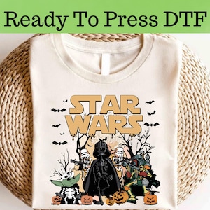 Star Wars Halloween DTF, Star Wars Characters Halloween DTF Transfer, Star Wars DTF, Disney Star Wars Dtf, Star Wars Characters Dtf