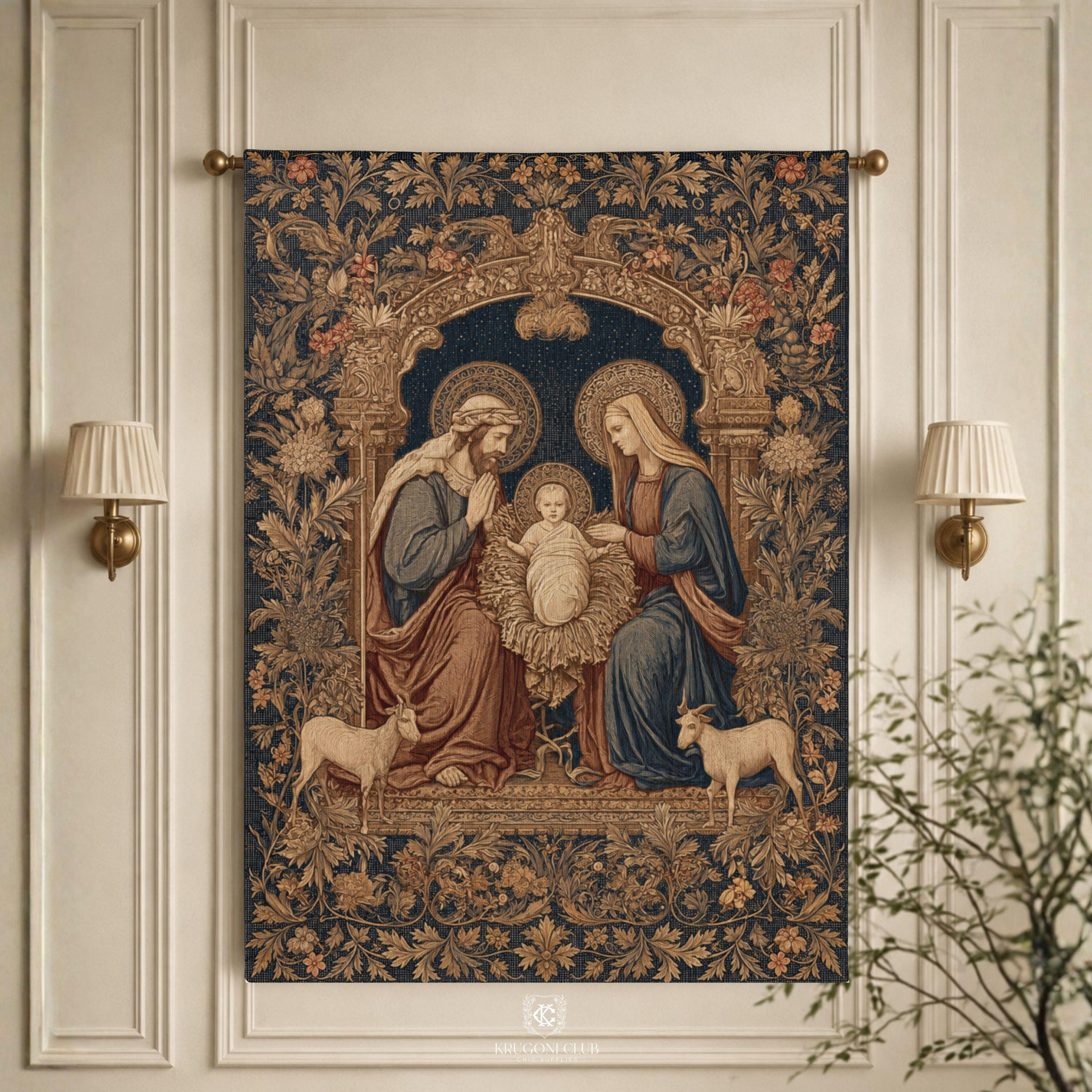 Vintage Jesus Rug - Etsy
