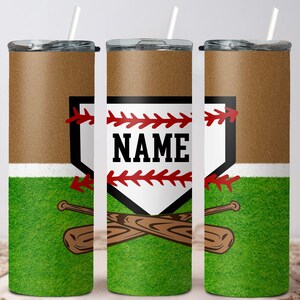 Personalized Baseball Tumbler,Custom Name Baseball Tumbler, Baseball Gift, Baseball Tumbler,Baseball Lover Gift
