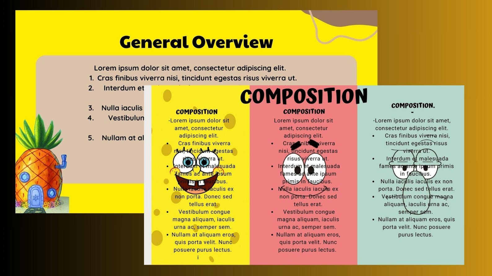20 Canva Customizable Slide Presentation Template Cartoon Spongebob ...