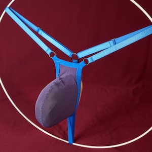 Bikini per un'abbronzatura PERFETTA, perizoma con marsupio, perizoma con calzino, costumi da bagno da uomo senza bretelle, lingerie sissy in pizzo, biancheria intima sissy, lingerie per uomo