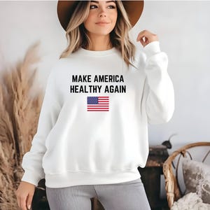 make America healthy again sweatshirt, MAHA, RFK Jr shirt, Trump Kennedy 2024, pro America, conservative, Republican, political,support farm