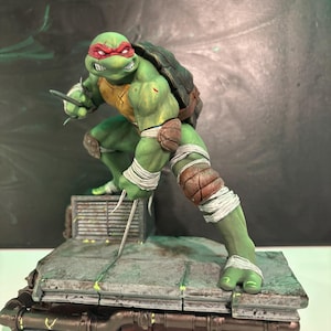 TMNT Raphael Hand Painted Statue - IN STOCK