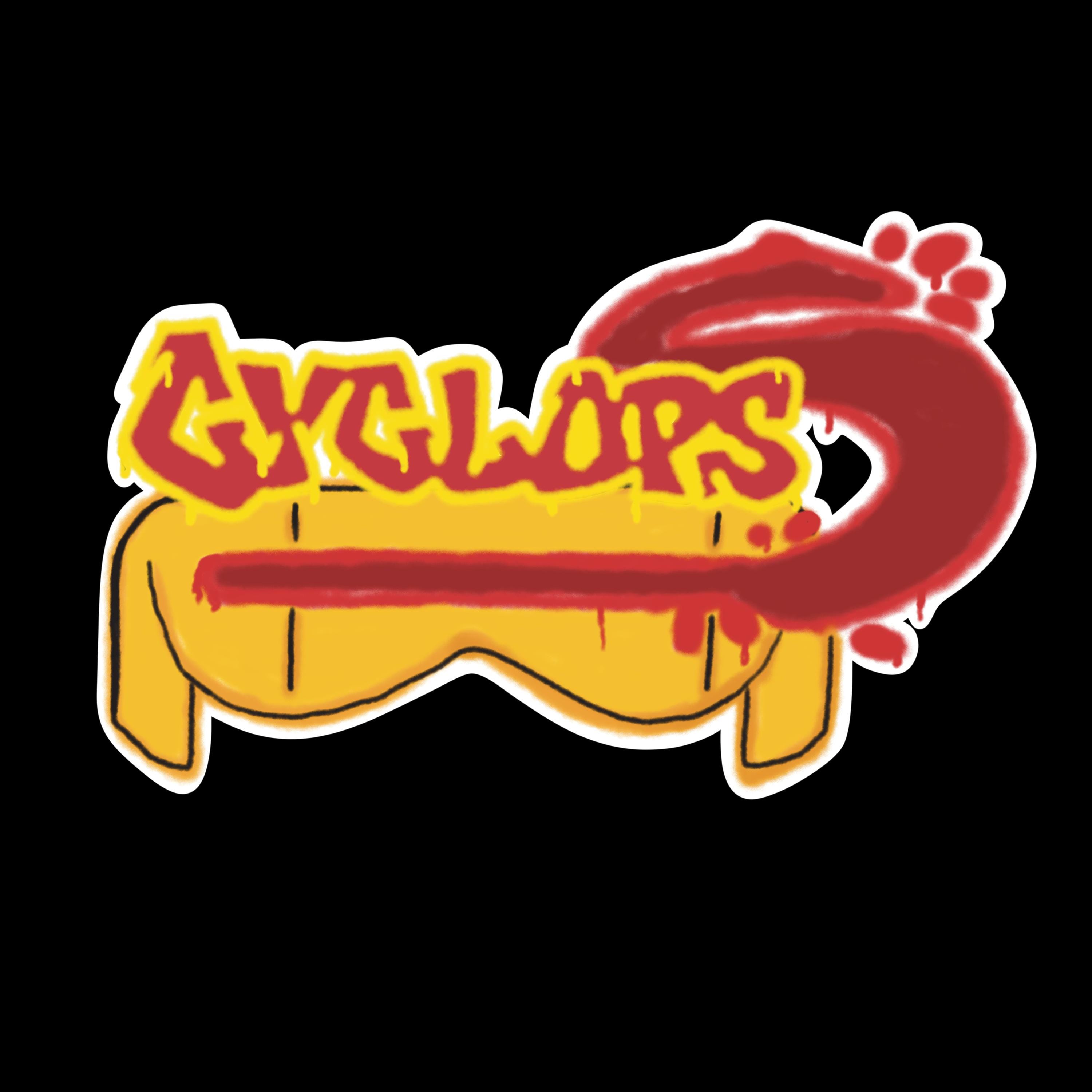 Cyclops X-men Graffiti Style Sticker Tag - Etsy