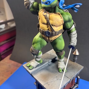 TMNT Leonardo Hand Painted Statue - IN STOCK