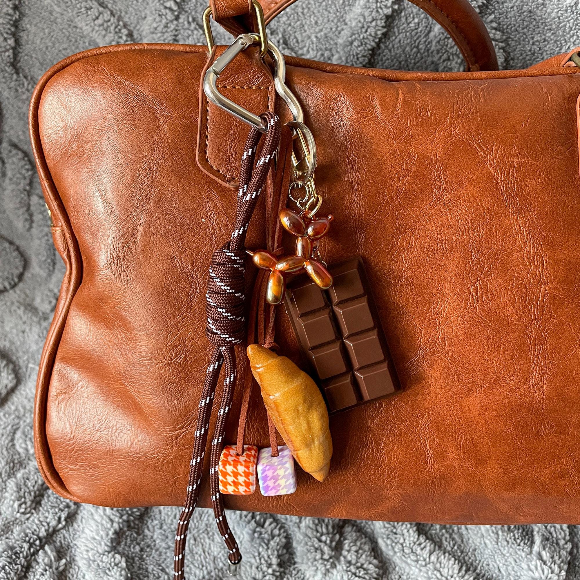 Lye bread Trendy Bag Charms Keychain Accessories For Purse Handbag,Gift For Her