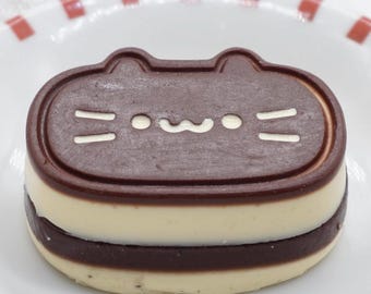 Squishy Set De 3 Gatitos En Tarta De Queso – Juguetes Anti-estrés De Goma Suave, Ideales Para Relajar Y Liberar Tensión En Casa U Oficina
