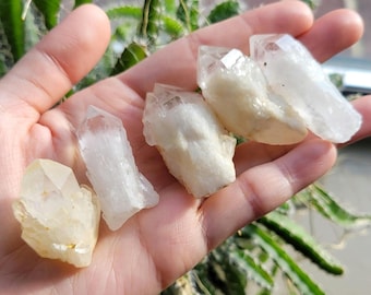 13-20g (1pc) Tibet Himalayan Quartz Crystal Raw Rough Specimen Point Clusters