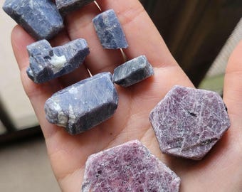 Genuine Ruby Corundum Crystal From India - 850 Grams - 3.5