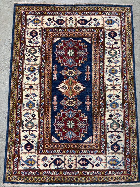 100x120 cm Teppich in Marineblau, Vorleger für Wohnzimmer oder Schlafzimmer, Vorleger, Teppich, Vorleger, Teppich, Vorleger, Teppich, Vorleger, Teppich, Vorleger, Teppich, Vorleger