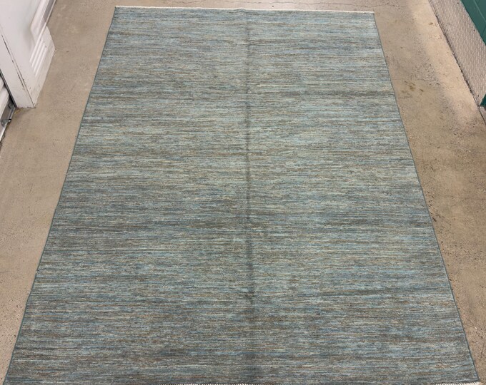 Authentic Afghan Gebbah Rug - Luxurious Hand-Knotted Wool - Rich Textured Decor - Artisanal Home Accent - Warm, Inviting, 7x10 Area Rug