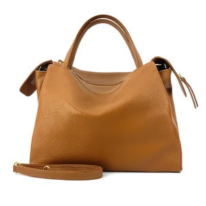 Natural leather bag for women,high-quality leather,spacious leather bag,crossbody,genuine leather bag,luxury handle purse,minimal brown tote