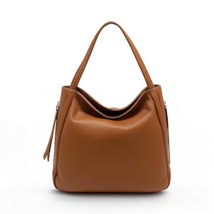Big soft leather tote for women,natural leather bag,shoulder bag,work bag,big leather tote bag,leather tote,brown leather tote,crossbody bag