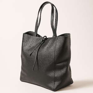 Soft leather tote for women,casual leather bag,shoulder bag,work bag,black tote bag,leather tote,slouchy tote,black soft bag,big black tote