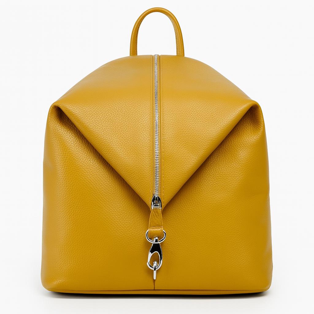 Orange Genuine Leather Women display picture 1