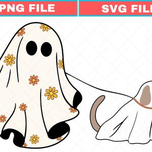 Сute Ghost Dog SVG, Ghost Dog PNG Dog Lovers Gift Halloween Dog Svg, Dog Halloween Png, Ghost Dogs Svg, Halloween Dog, Spooky Season Png
