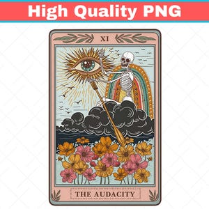 High Quality The Audacity Tarot Card PNG