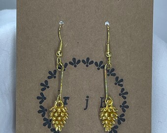Pinecone Drop Earrings