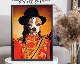 マイケルジャクソン犬　置物　オブジェ　犬　ワンちゃん　飾り　イヌ　いぬ　ドッグ マイケルジャクソン犬 置物 オブジェ 犬 ワンちゃん 飾り イヌ