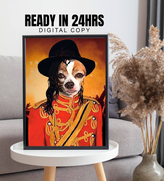 Michael's Pets ポスター マイケルジャクソン アンティーク 3D