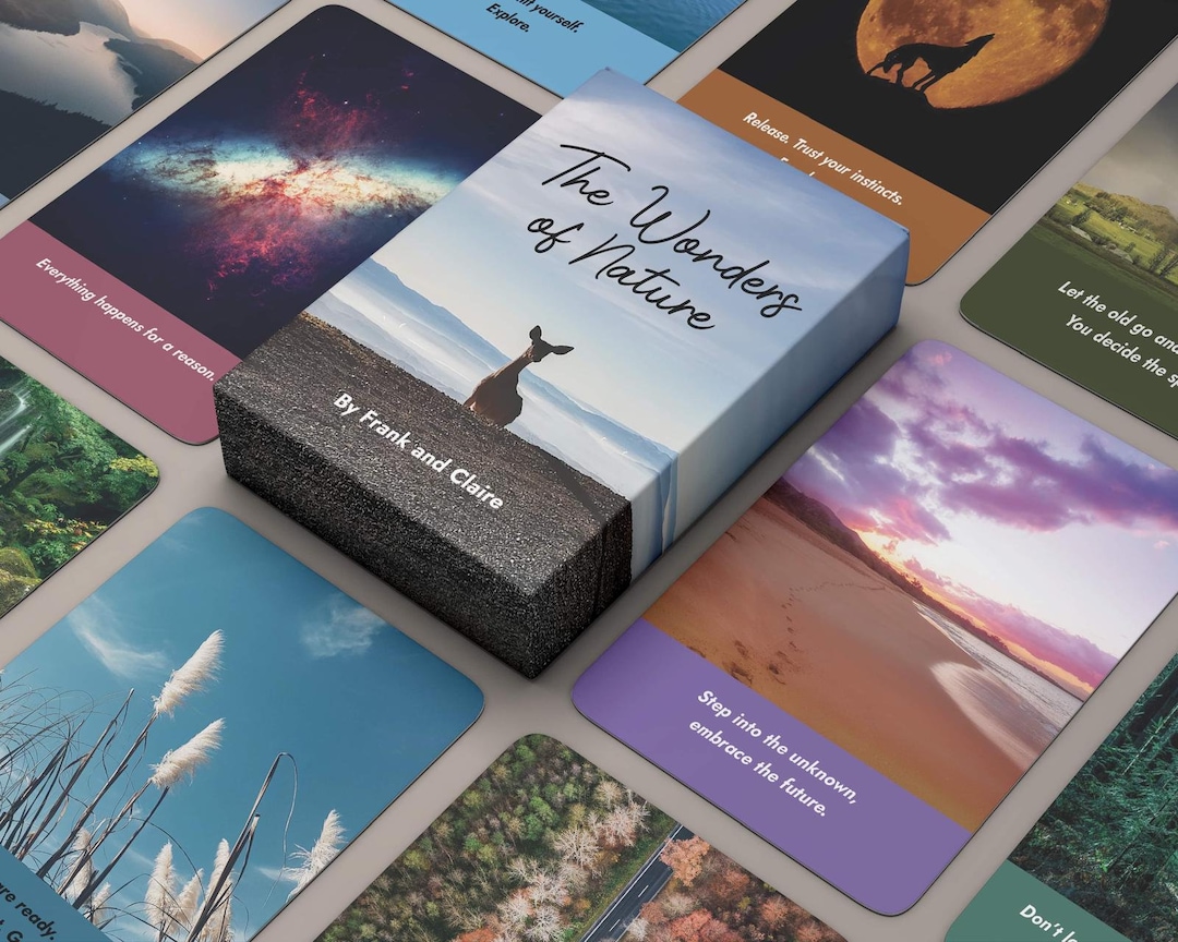Wonders of Nature Oracle Card Deck: Self-love, Career Guidance - Etsy