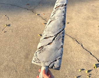 Hollow Knight Old Nail Cosplay Prop - Weathered Metallic Finish, 28 Inches