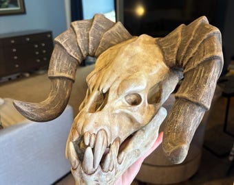 Fallout Inspired Deathclaw Skull Handmade Decorative Display Piece