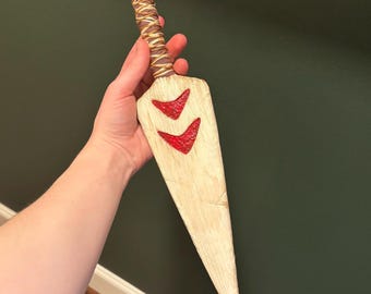 Princess Mononoke Realistic Bone Style Dagger Prop - Handmade Cosplay or Display Prop