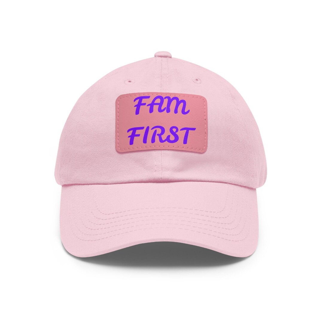 Fam First Hat With Leather Patch - Etsy