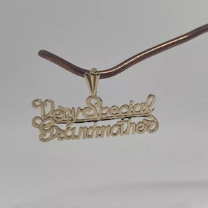 14k gold “very special grandmother” MA Michael Anthony 1987 pendant for necklace