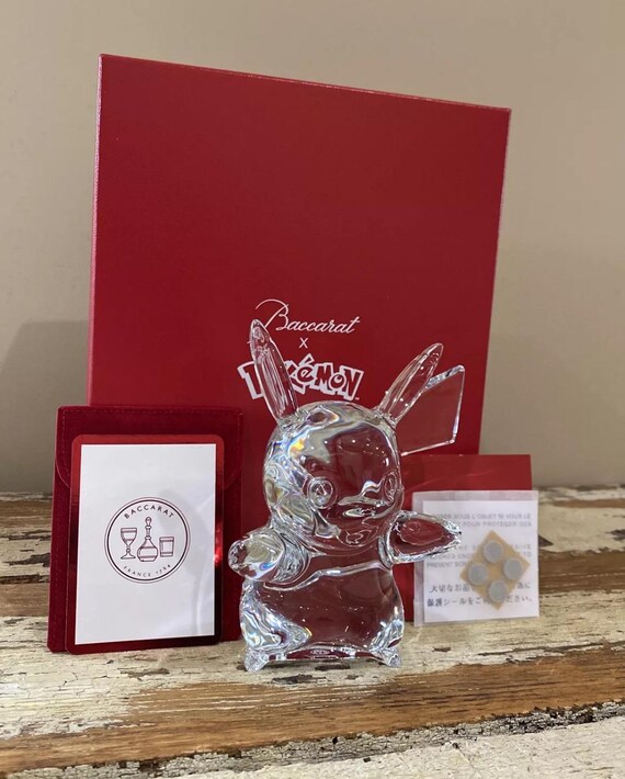 バカラ ポケモンコレクション ピカチュウ 25周年記念クリスタル 手持ち