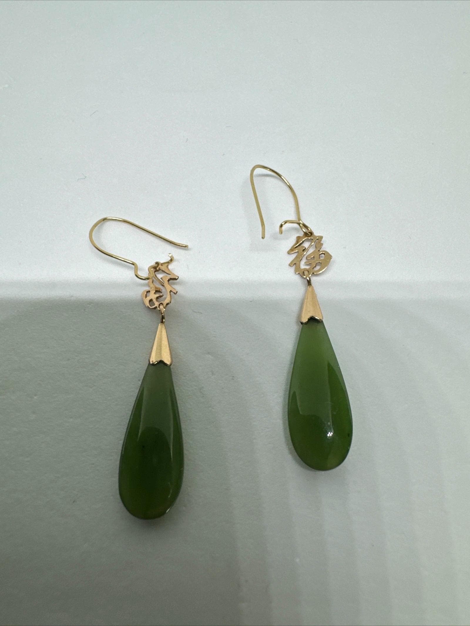 Orecchini Pendenti In Giada Verde Lime: Pendenti In Argento Sterling - Foto 7
