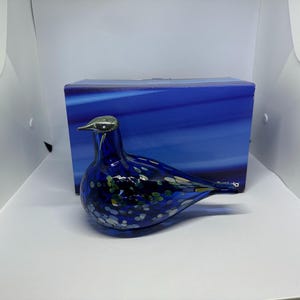 Oiva Toikka Finland 100 Dove Suomi Kyyhky Bird Design Glass Art Iittala Limited