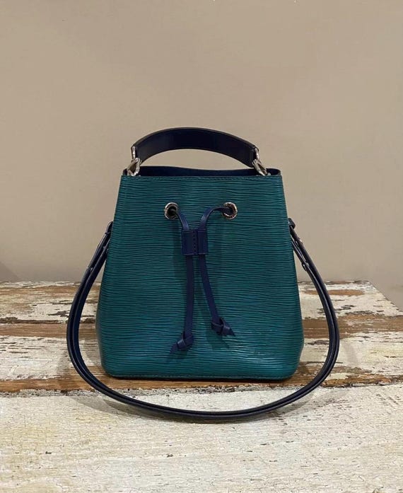 Seltene Louis Vuitton Neo Noe BB Epi Leder Damen Handtasche Veil M Road Andigo Etsy