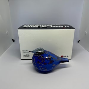 Oiva Toikka Finland 100 Suomi Kuulas Bird Design Glass Art Iittala Puffball 2017