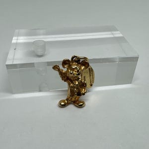 Vintage Disneyland Walt Disney Productions 14K Yellow Gold Mickey Mouse Charm