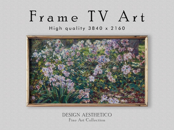 Frame TV Art | Vintage Floral Oil Painting: Windflowers by Ruger Donoho | Fine Art & Home Decor | Instant Digital Download +BONUS | CanvasTV