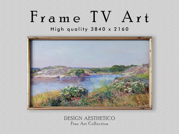 Frame TV Art: The Little Pond, Appledore | Vintage Landscape Oil Painting | Fine Art & Home Decor | Digital Download + BONUS | CanvasTV