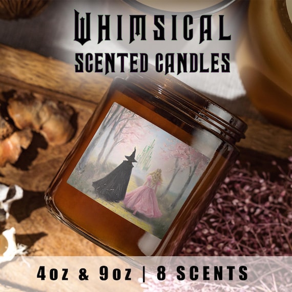 Wickedly Scented Candles | Birthday Gift | Gift for Her | Home Decor | 8 Unique Scents | Hand-Poured Coconut Apricot Wax | 4oz, 9oz