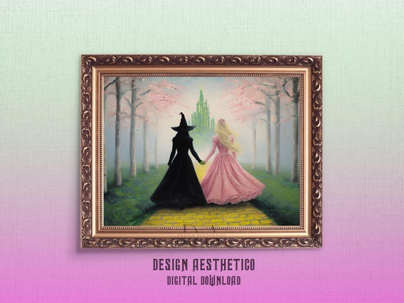 Wickedly Printable Wall Art | Gift for Kids | Home Decor | Witches & Wizards Movie | Instant Digital Download | Holding Hands For Good P081