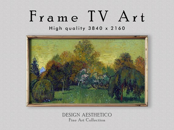 Frame TV Art | Vincent van Gogh: The Poet’s Garden | Vintage Oil Painting | Fine Art & Home Decor | Digital Download + BONUS | CanvasTV