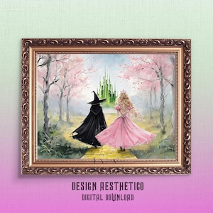 Wicked Printable Wall Art | Home Decor | Gift for Her | Gift for Kids | Wicked Print | Digital Download | Witches Movie For Good P050