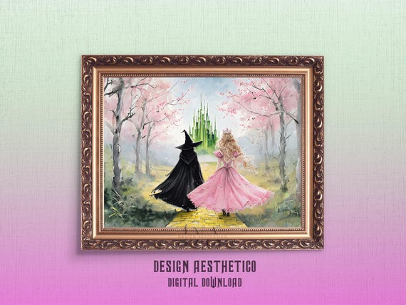 Wicked Printable Wall Art | Home Decor | Gift for Her | Gift for Kids | Wicked Print | Digital Download | Witches Movie For Good P050