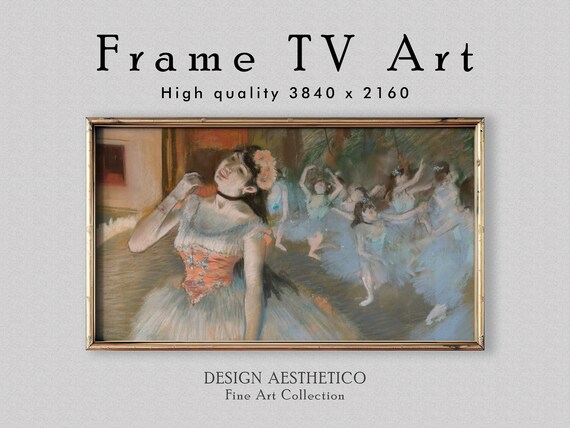 Frame TV Art: The Star | Ballet Dancing | Vintage Oil Painting | Home Decor & Fine Wall Art | Edgar Degas | Instant Digital Download + BONUS