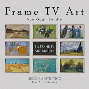 Frame TV Art Bundle: Vincent van Gogh | Fine Vintage Art & Home Decor | Oil Paintings on Canvas | Instant Digital Download | CanvasTV